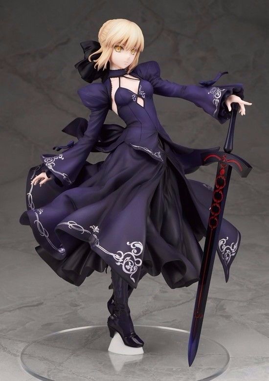 Saber Altria手办: Fate/Grand Order【セイバー／アルトリア・ペンドラゴン［オルタ］　ドレスVer.】