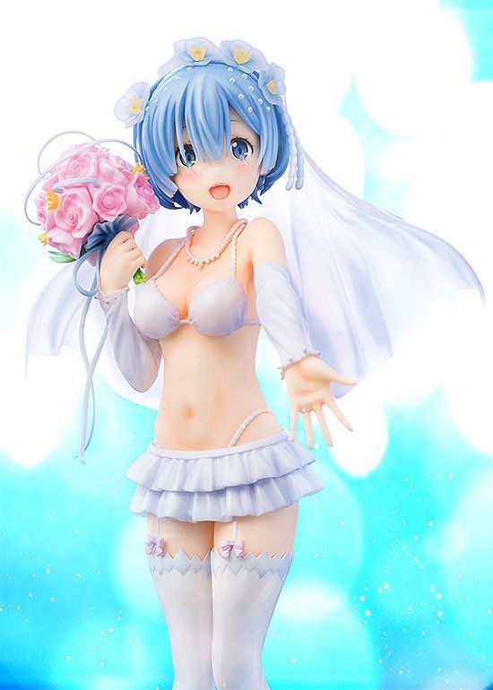 蕾姆手办: Re：ゼロから始める異世界生活 レム ウェディングVer.