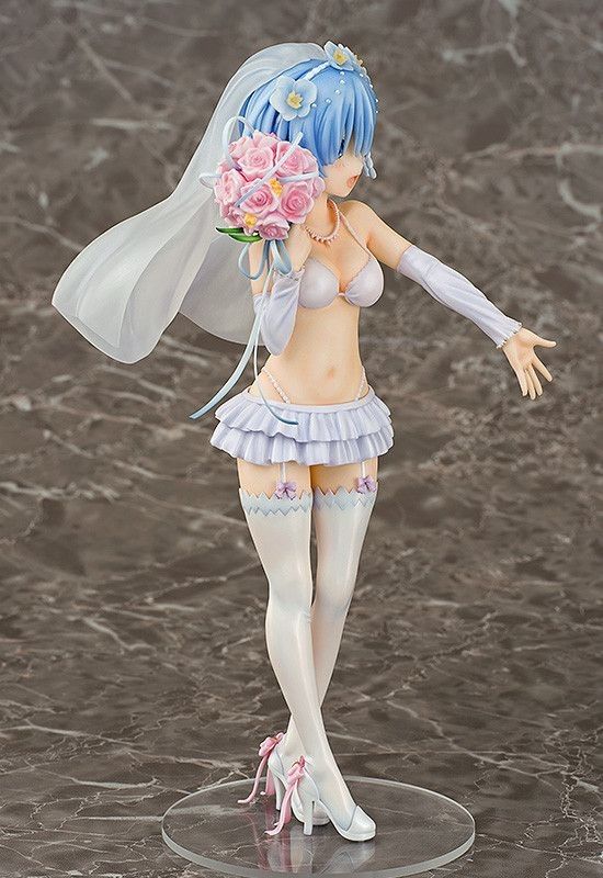 蕾姆手办: Re：ゼロから始める異世界生活 レム ウェディングVer.